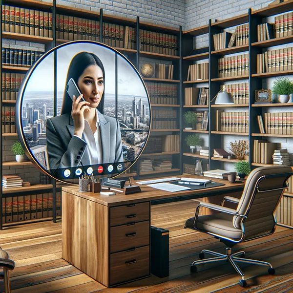 virtual assistant Zoom call